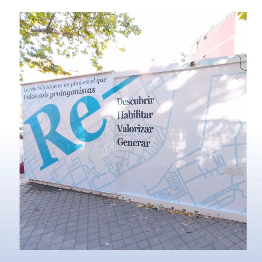 Punto de Información de GTC en Aluche para asesorar a los vecinos sobre rehabilitación y regeneración urbana